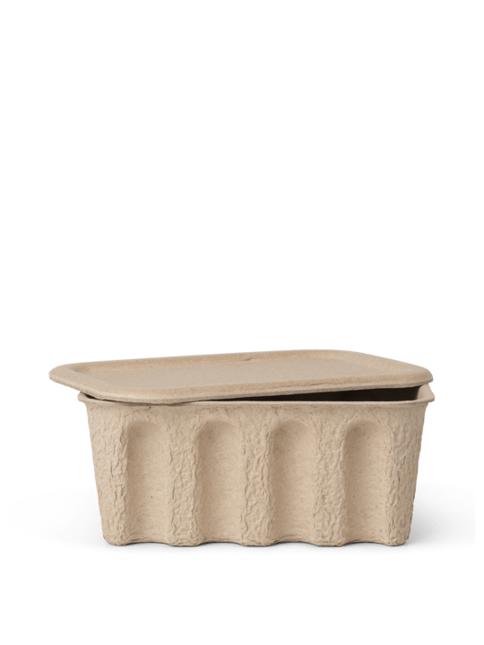 Úložné boxíky s víkem FERM LIVING - Paper Pulp S | Stylové doplňky pro děti a ženy | Lavly.cz