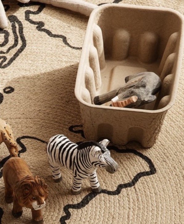 Úložné boxíky s víkem FERM LIVING - Paper Pulp S | Stylové doplňky pro děti a ženy | Lavly.cz