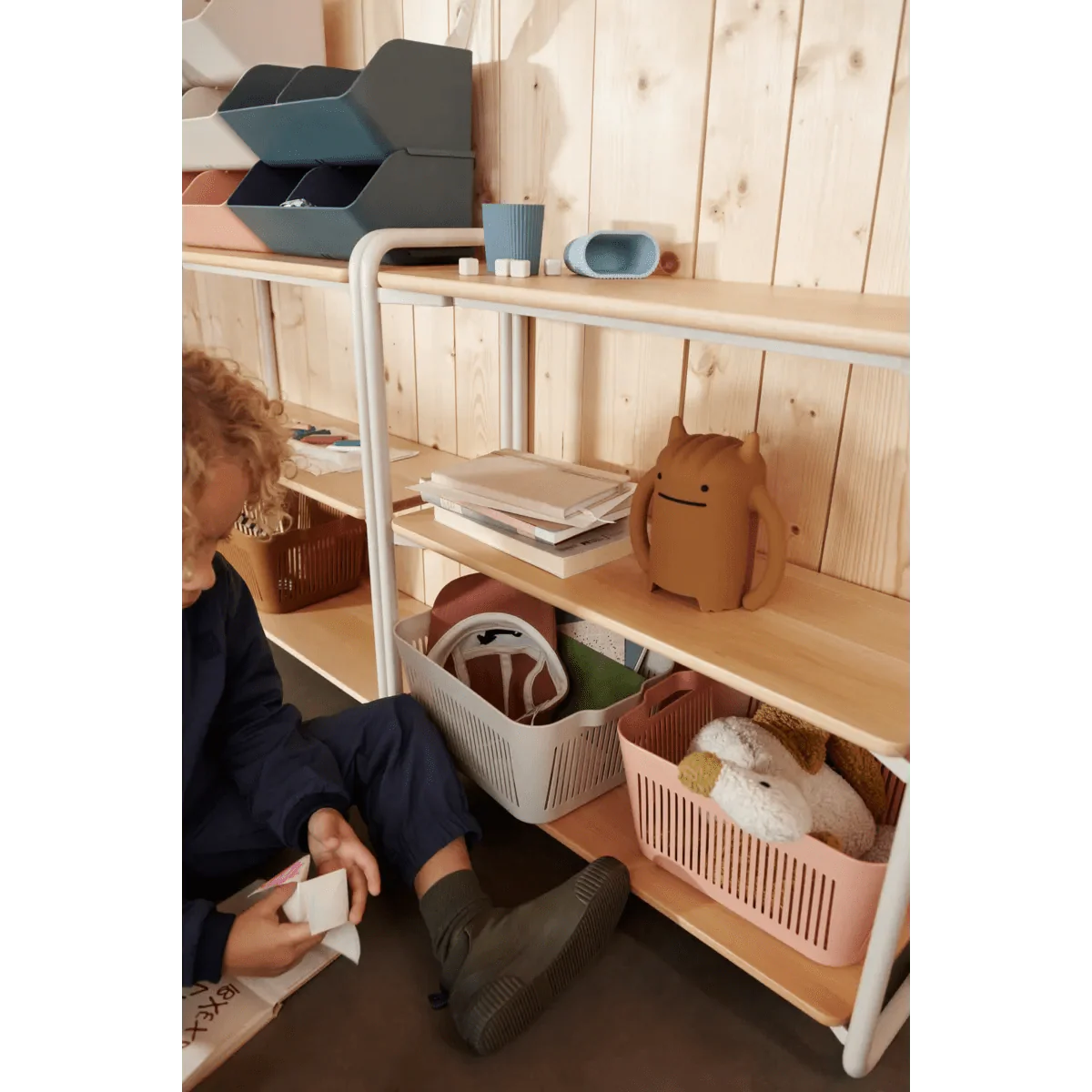 Úložné boxy LIEWOOD Makeeva "L" Sandy 2 kusy | Stylové doplňky pro děti a ženy | Lavly.cz