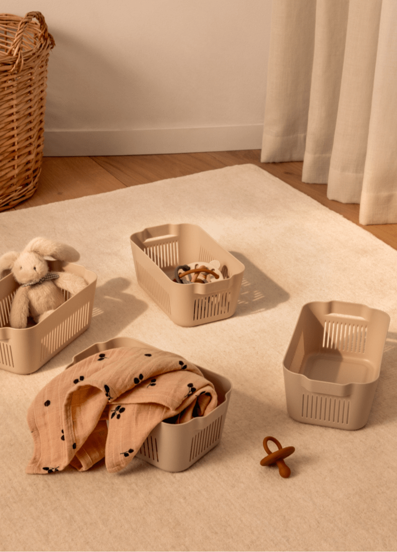 Úložné boxy LIEWOOD Makeeva Mini Sandy 4 kusy | Stylové doplňky pro děti a ženy | Lavly.cz