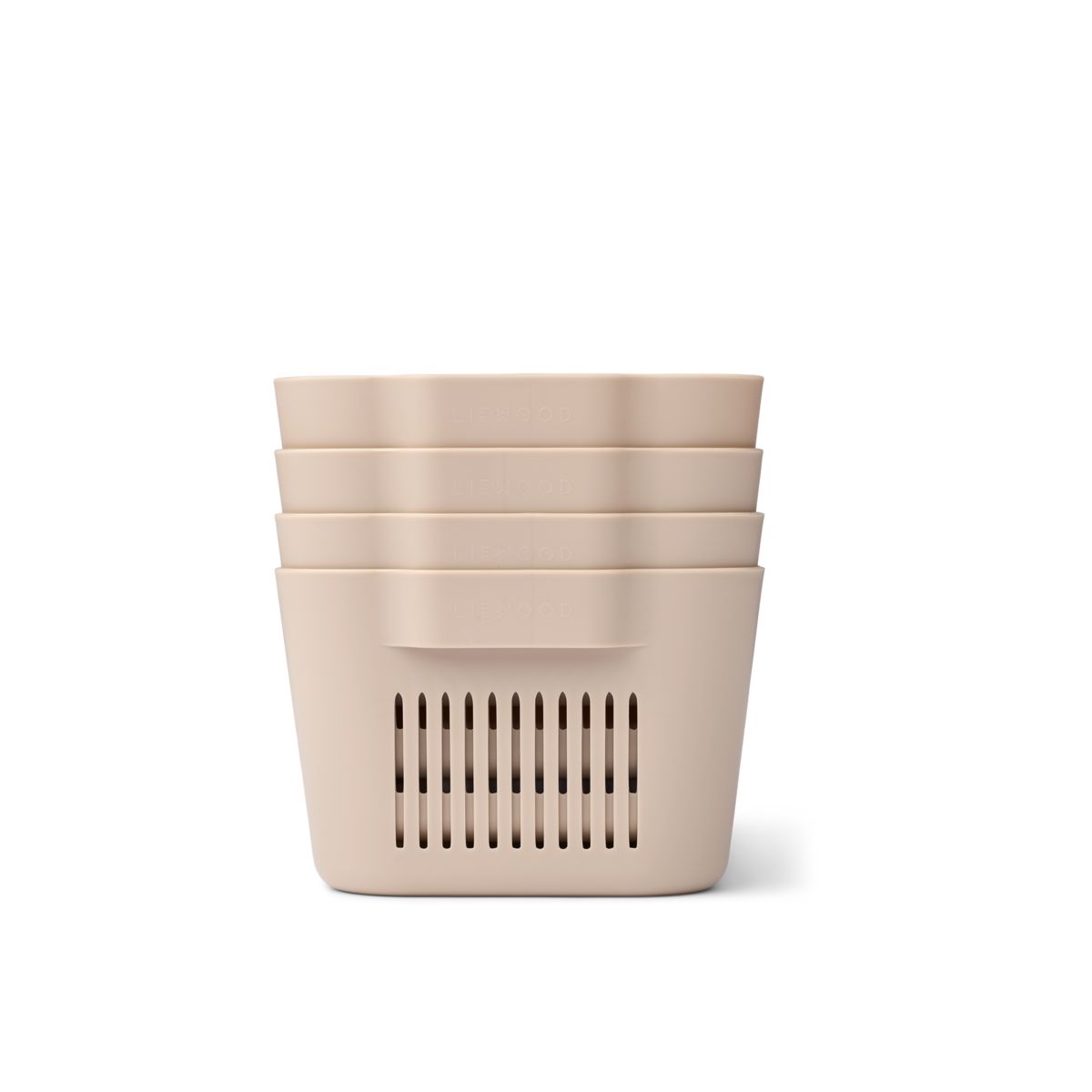 Úložné boxy LIEWOOD Makeeva Mini Sandy 4 kusy | Stylové doplňky pro děti a ženy | Lavly.cz