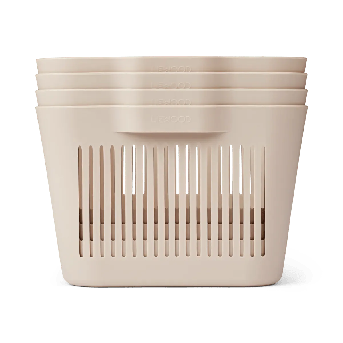 Úložné boxy LIEWOOD Makeeva "S" Sandy 4 kusy | Stylové doplňky pro děti a ženy | Lavly.cz