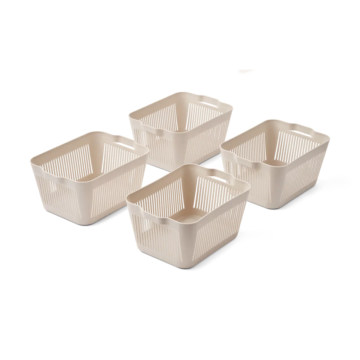 Úložné boxy LIEWOOD Makeeva "S" Sandy 4 kusy | Stylové doplňky pro děti a ženy | Lavly.cz