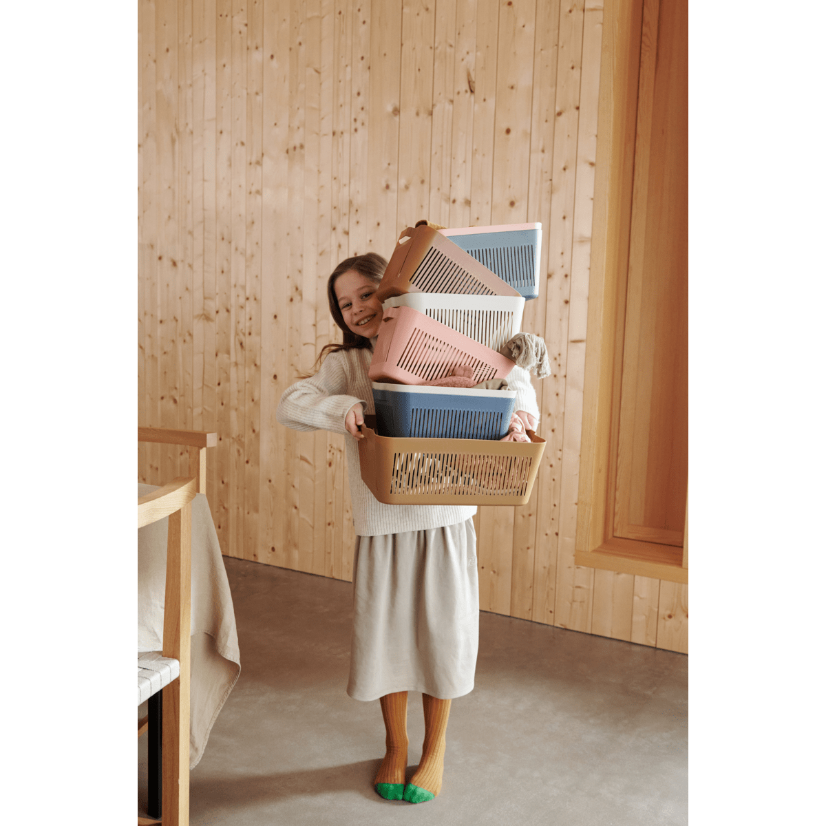 Úložné boxy LIEWOOD Makeeva "S" Sandy 4 kusy | Stylové doplňky pro děti a ženy | Lavly.cz