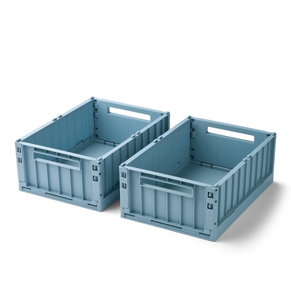 Úložné boxy LIEWOOD Weston "M" Beach Blue 2 kusy | Lavly.cz