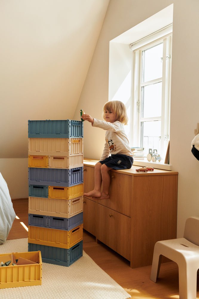 Úložné boxy LIEWOOD Weston "M" Beach Blue 2 kusy | Lavly.cz