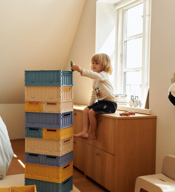 Úložné boxy LIEWOOD Weston "M" Beach Blue 2 kusy | Lavly.cz
