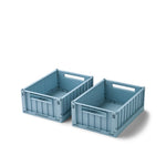 Úložné boxy LIEWOOD Weston "S" Beach Blue 2 kusy | Lavly.cz