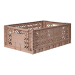 Úložný box AY - KASA Maxi Warm Taupe | Stylové doplňky pro děti a ženy | Lavly.cz