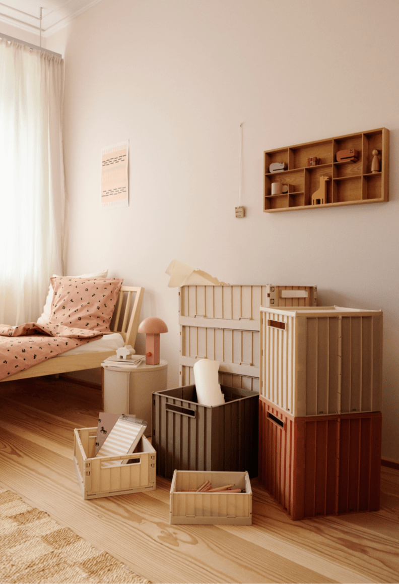 Úložný box s víkem LIEWOOD Elijah Sandy | Stylové doplňky pro děti a ženy | Lavly.cz