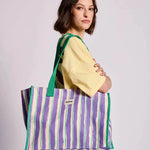 Velká pevná taška HINDBAG Claude Parma and Stripes | Lavly.cz
