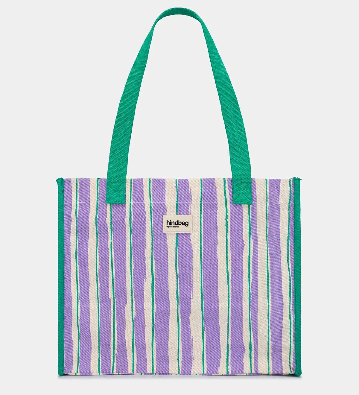 Velká pevná taška HINDBAG Claude Parma and Stripes | Lavly.cz