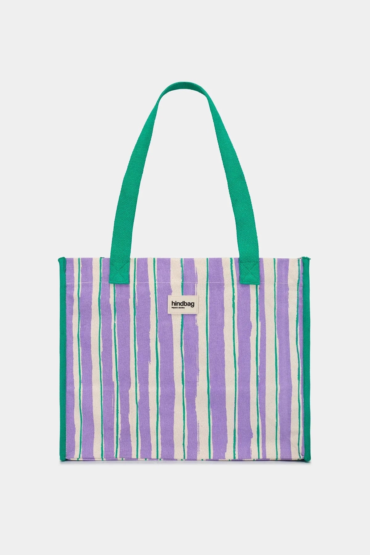 Velká pevná taška HINDBAG Claude Parma and Stripes | Lavly.cz