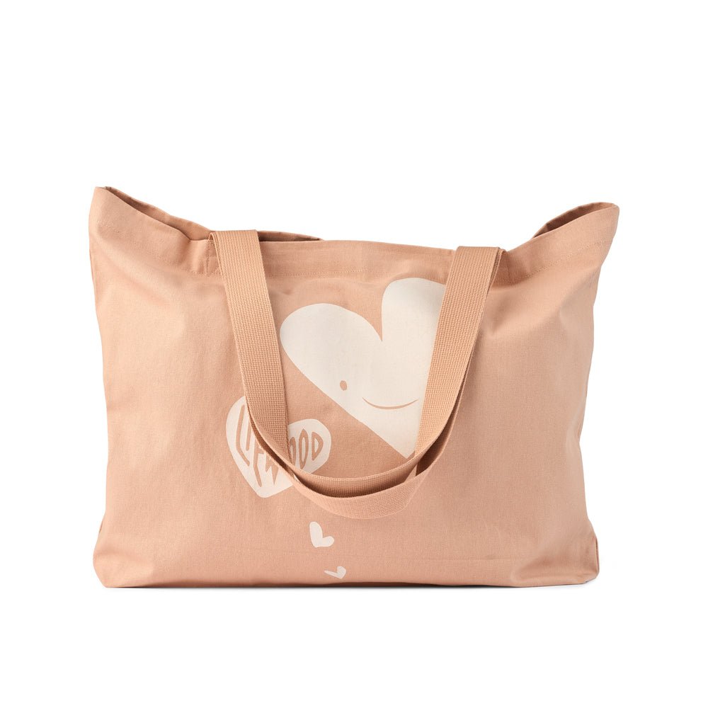 Velká taška LIEWOOD Tote Bag Hearts / Pale Tuscany | Lavly.cz