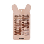 Velké sponky do vlasů VAN PAULINE Bunny (18 kusů) | Stylové doplňky pro děti a ženy | Lavly.cz