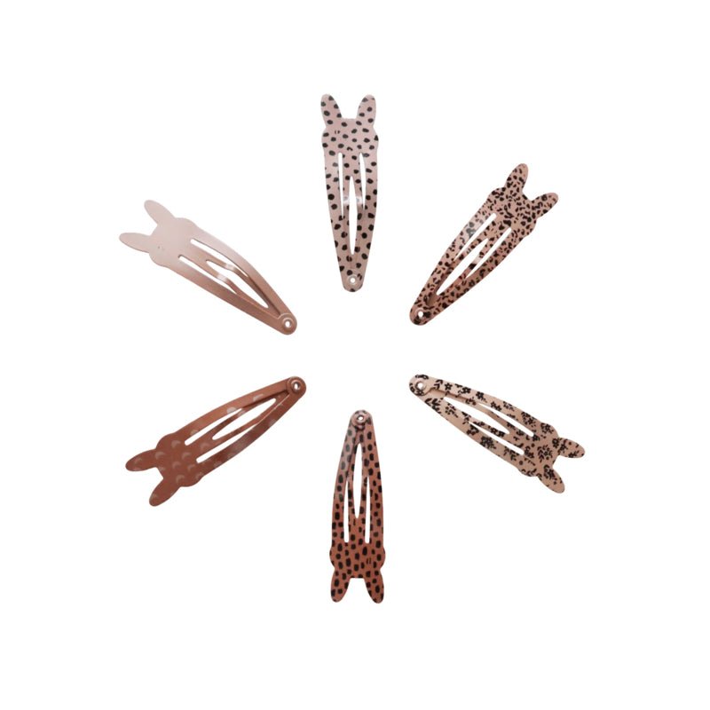 Velké sponky do vlasů VAN PAULINE Bunny (18 kusů) | Stylové doplňky pro děti a ženy | Lavly.cz