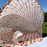 Velký plážový stan UV50+ KONGES SLOJD Bon Coeur Coloré | Stylové doplňky pro děti a ženy | Lavly.cz