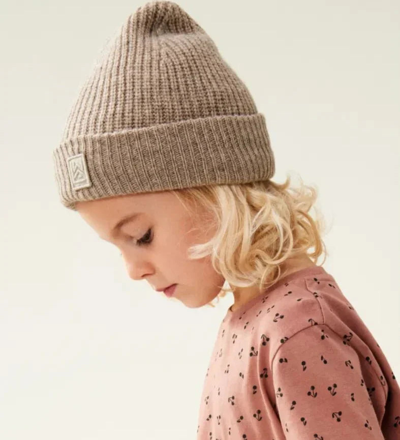 Vlněná čepice LIEWOOD Emilio Oat Melange | Stylové doplňky pro děti a ženy | Lavly.cz