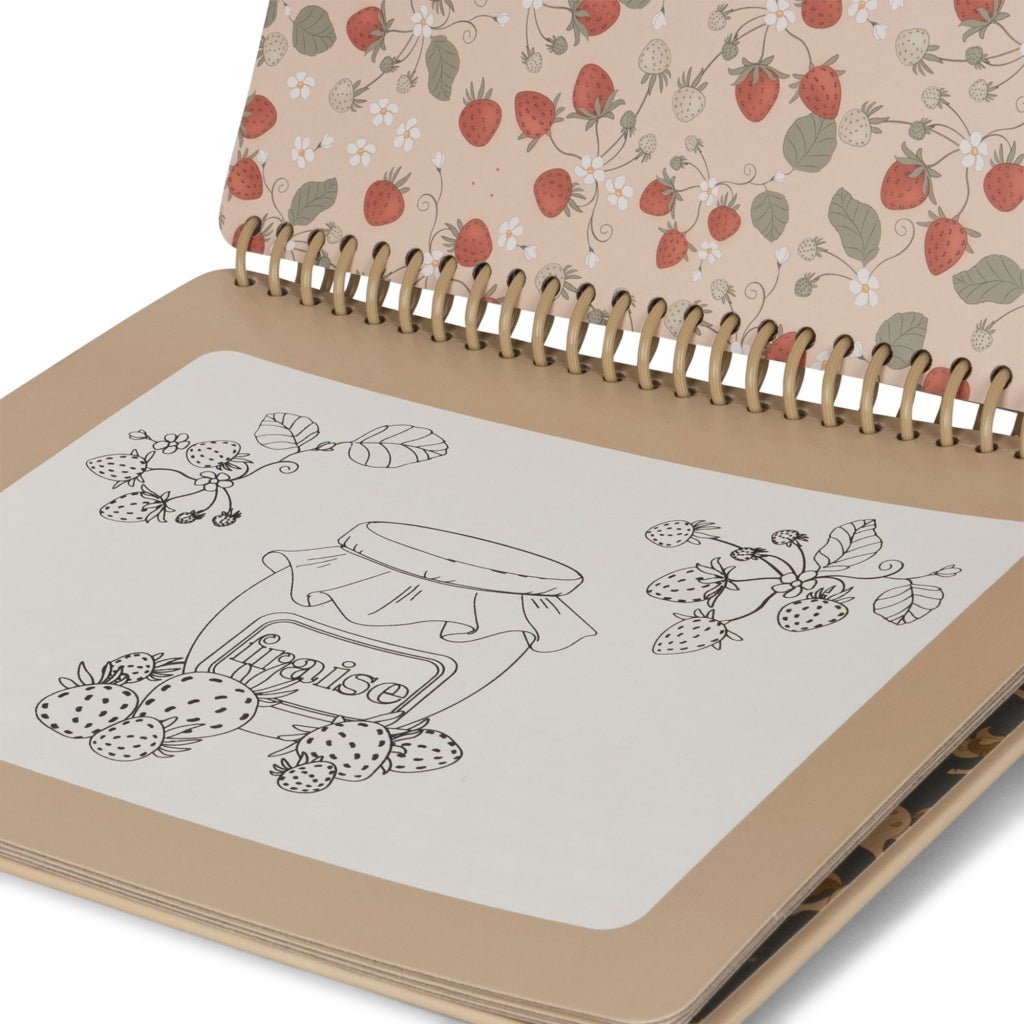 Vodní omalovánky KONGES SLOJD Magic Water Book Off White | Stylové doplňky pro děti a ženy | Lavly.cz