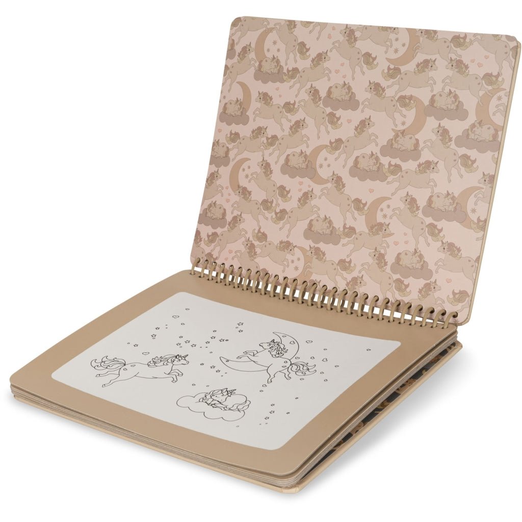 Vodní omalovánky KONGES SLOJD Magic Water Book Off White | Stylové doplňky pro děti a ženy | Lavly.cz