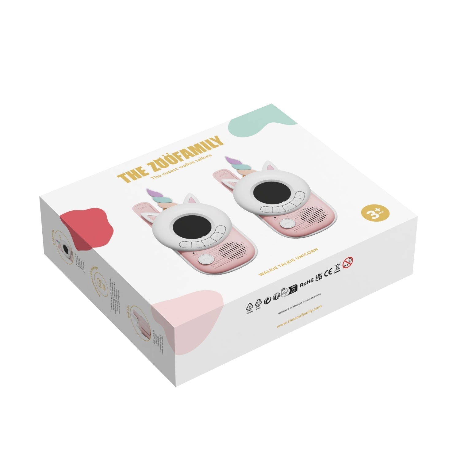 Vysílačky ZOOFAMILY Zoo Walkie Talkie Unicorn | Stylové doplňky pro děti a ženy | Lavly.cz