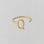 Zlatý prsten Písmeno A - Z - DESIGN LETTERS | Stylové doplňky pro děti a ženy | Lavly.cz