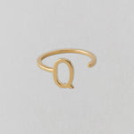 Zlatý prsten Písmeno A - Z - DESIGN LETTERS | Stylové doplňky pro děti a ženy | Lavly.cz