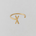 Zlatý prsten Písmeno A - Z - DESIGN LETTERS | Stylové doplňky pro děti a ženy | Lavly.cz