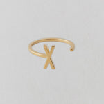 Zlatý prsten Písmeno A - Z - DESIGN LETTERS | Stylové doplňky pro děti a ženy | Lavly.cz
