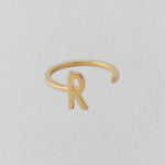 Zlatý prsten Písmeno A - Z - DESIGN LETTERS | Stylové doplňky pro děti a ženy | Lavly.cz