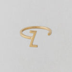 Zlatý prsten Písmeno A - Z - DESIGN LETTERS | Stylové doplňky pro děti a ženy | Lavly.cz