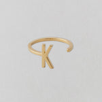 Zlatý prsten Písmeno A - Z - DESIGN LETTERS | Stylové doplňky pro děti a ženy | Lavly.cz