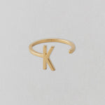 Zlatý prsten Písmeno A - Z - DESIGN LETTERS | Stylové doplňky pro děti a ženy | Lavly.cz