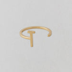 Zlatý prsten Písmeno A - Z - DESIGN LETTERS | Stylové doplňky pro děti a ženy | Lavly.cz