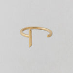 Zlatý prsten Písmeno A - Z - DESIGN LETTERS | Stylové doplňky pro děti a ženy | Lavly.cz