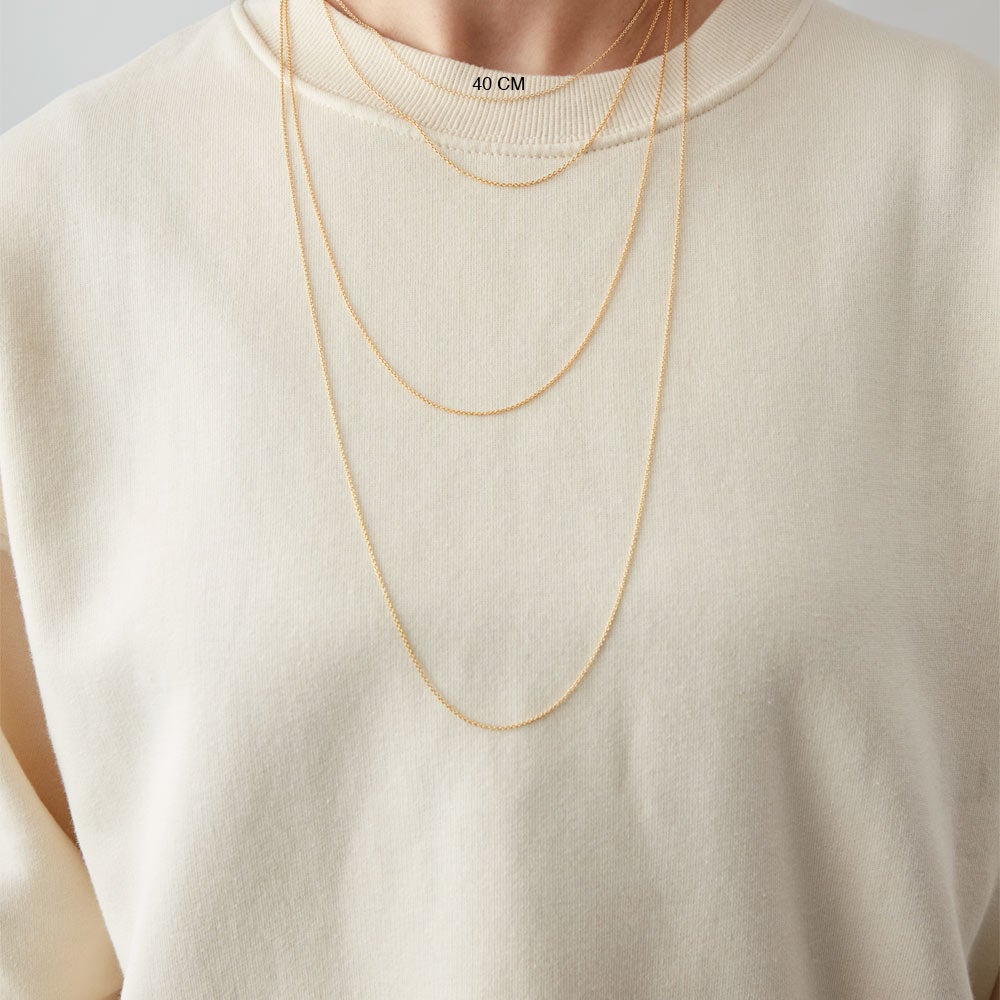 Zlatý řetízek DESIGN LETTERS | Stylové doplňky pro děti a ženy | Lavly.cz