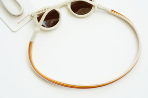 Silikónový popruh na detské slnečné okuliare GRECH & CO. Shell + Golden + Rust