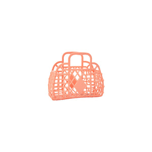Košík SUNJELLIES Retro Basket Peach Mini