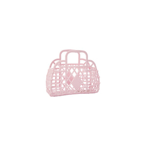 Košík SUNJELLIES Retro Basket Pink Mini